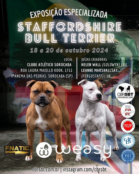 Exposição Especializada Staffordshire Bull Terrier 2024